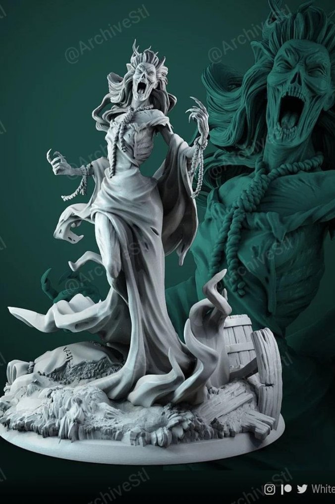 战锤 狂嚎女妖(Banshee) 3D打印图纸